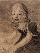Karl friedrich schinkel Portrait of the Artist-s Daughter oil painting on canvas